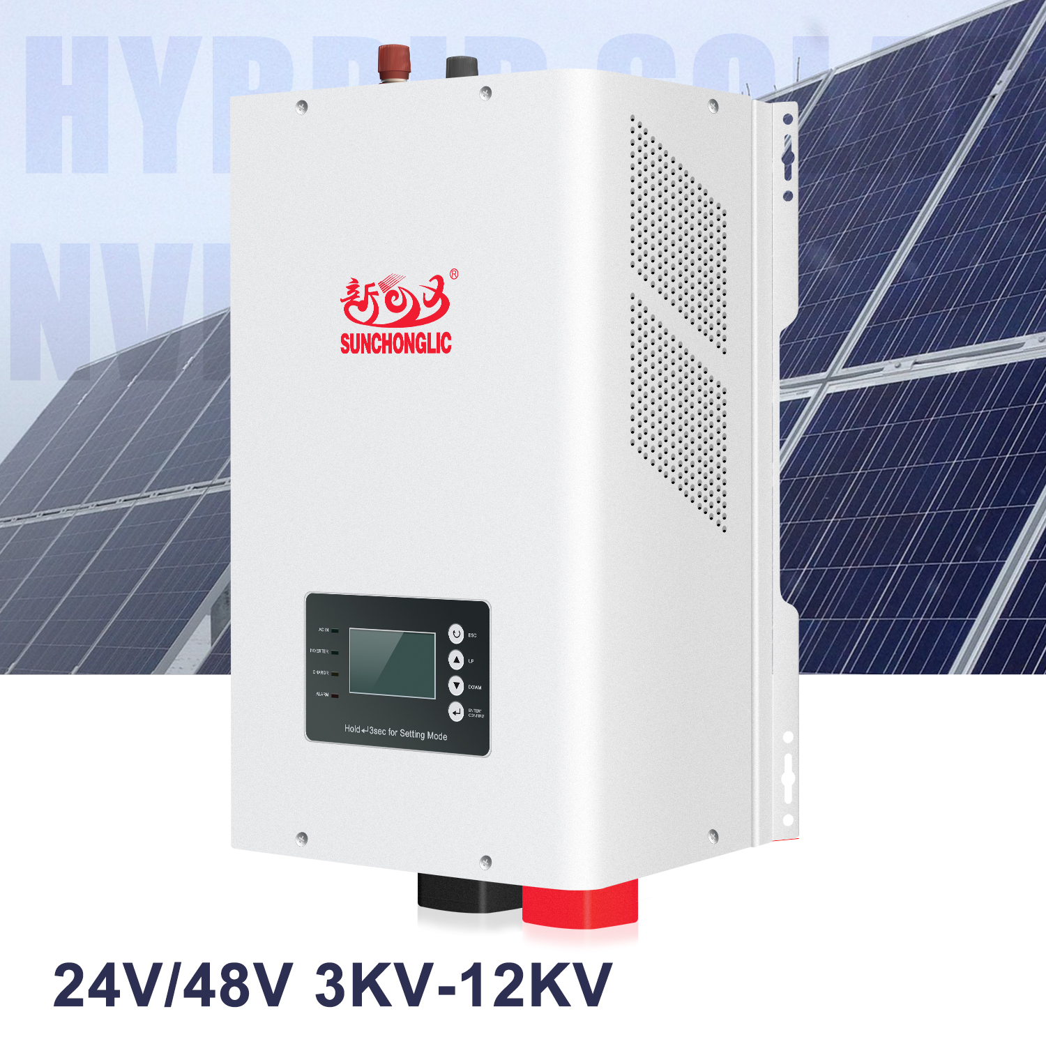 Hybrid Solar Inverter - HMP-3KVA-24V