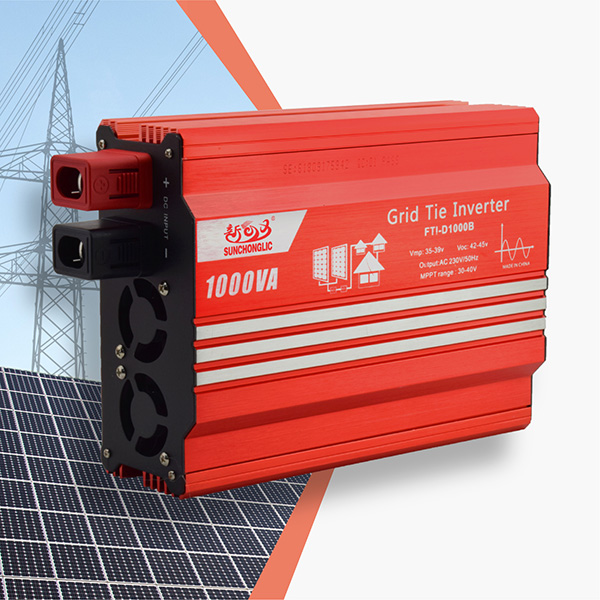 Sunchonglic pure sine wave 1000w solar on grid tie inverter