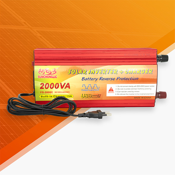 Sunchonglic 2000w 2000va 12v 220v dc ac modify sine wave off grid power inverter with 15A AC charger