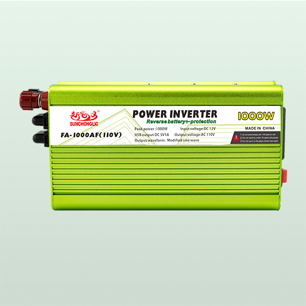 Sunchonglic 12V dc to 110V ac inversor 1000W off grid modified sine wave power inverter