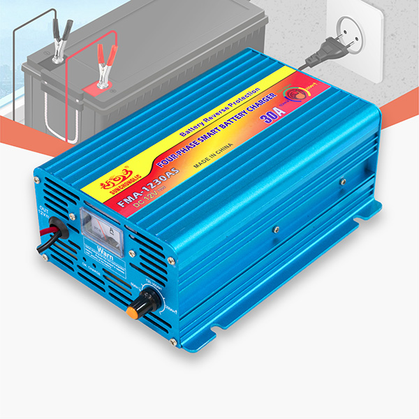 Sunchonglic Four-phase 12v 30A 30amp smart lead acid car battery charger