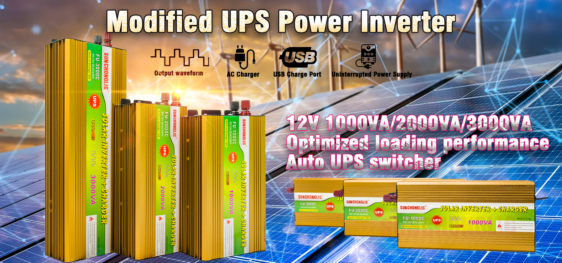 Modified UPS inverter