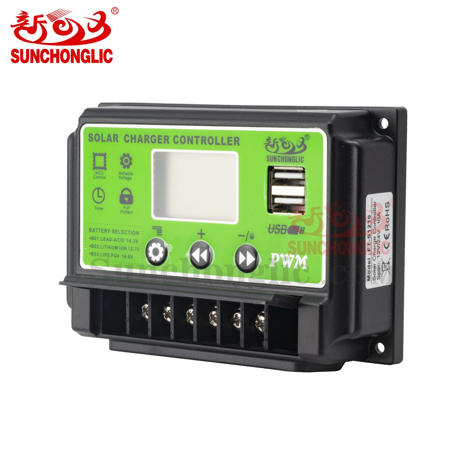 PWM Solar Charge Controller - FT-S1210