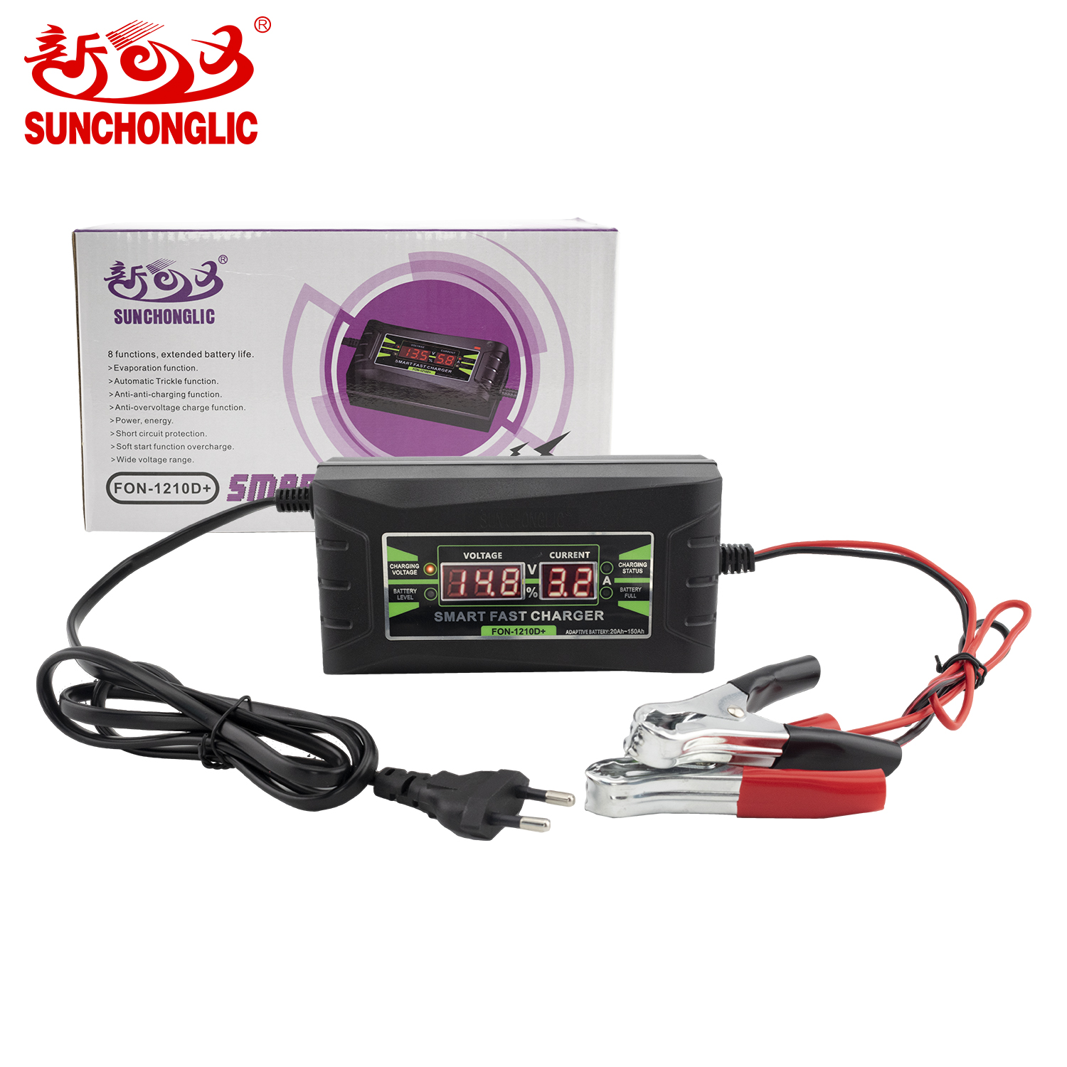 FON-1210D+ - AGM/GEL Battery Charger - Foshan Sunchonglic Electric