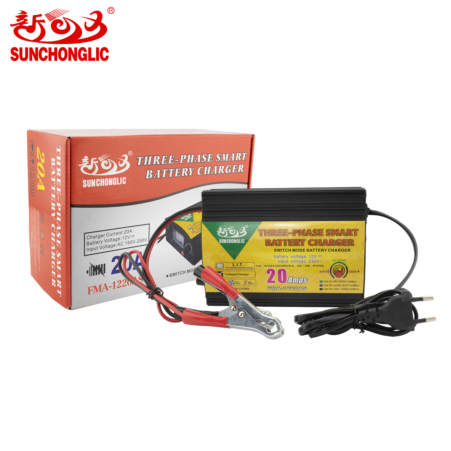 FMA-1220AS - AGM/GEL Battery Charger - Foshan Sunchonglic Electric