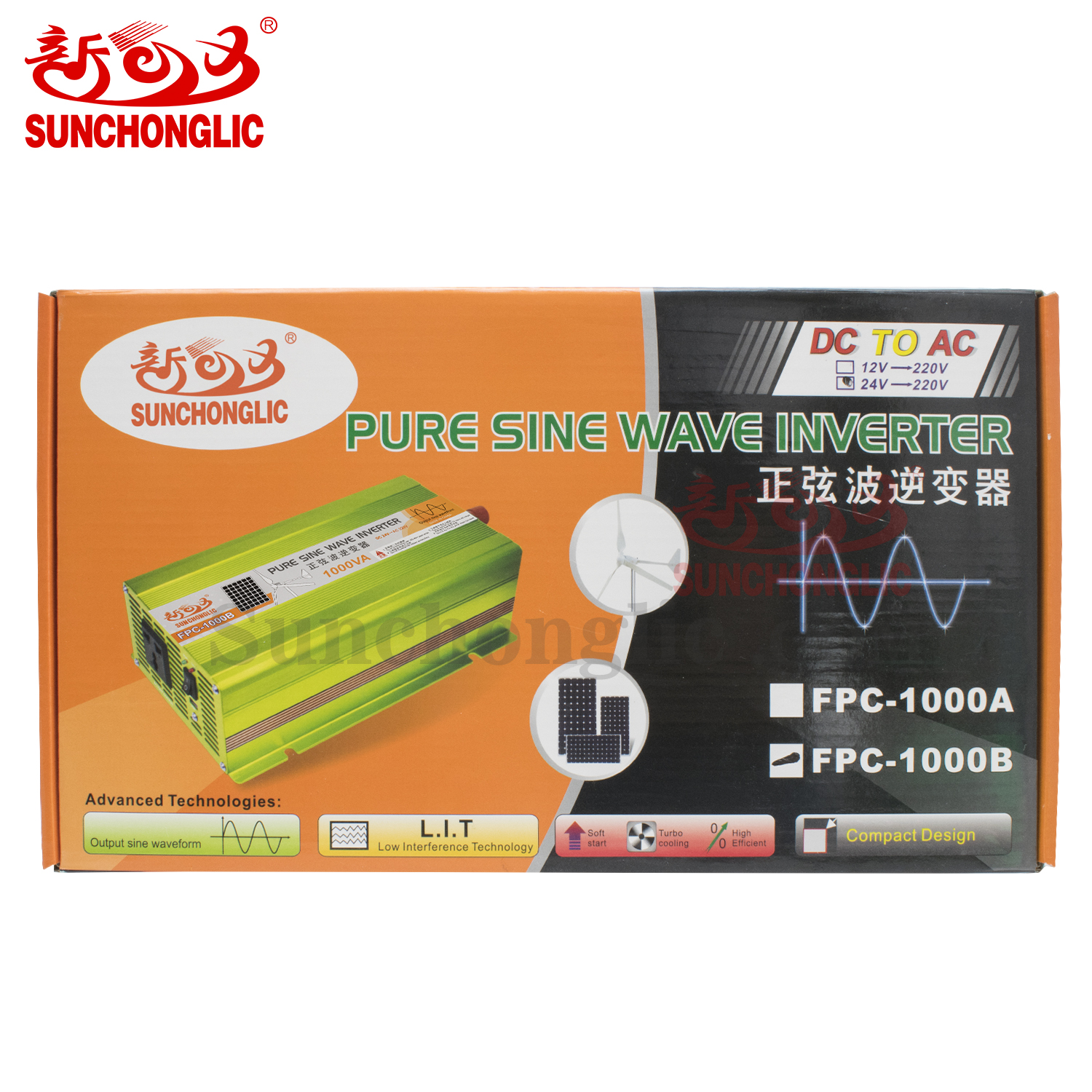 Pure Sine Wave Inverter - FPC-1000B