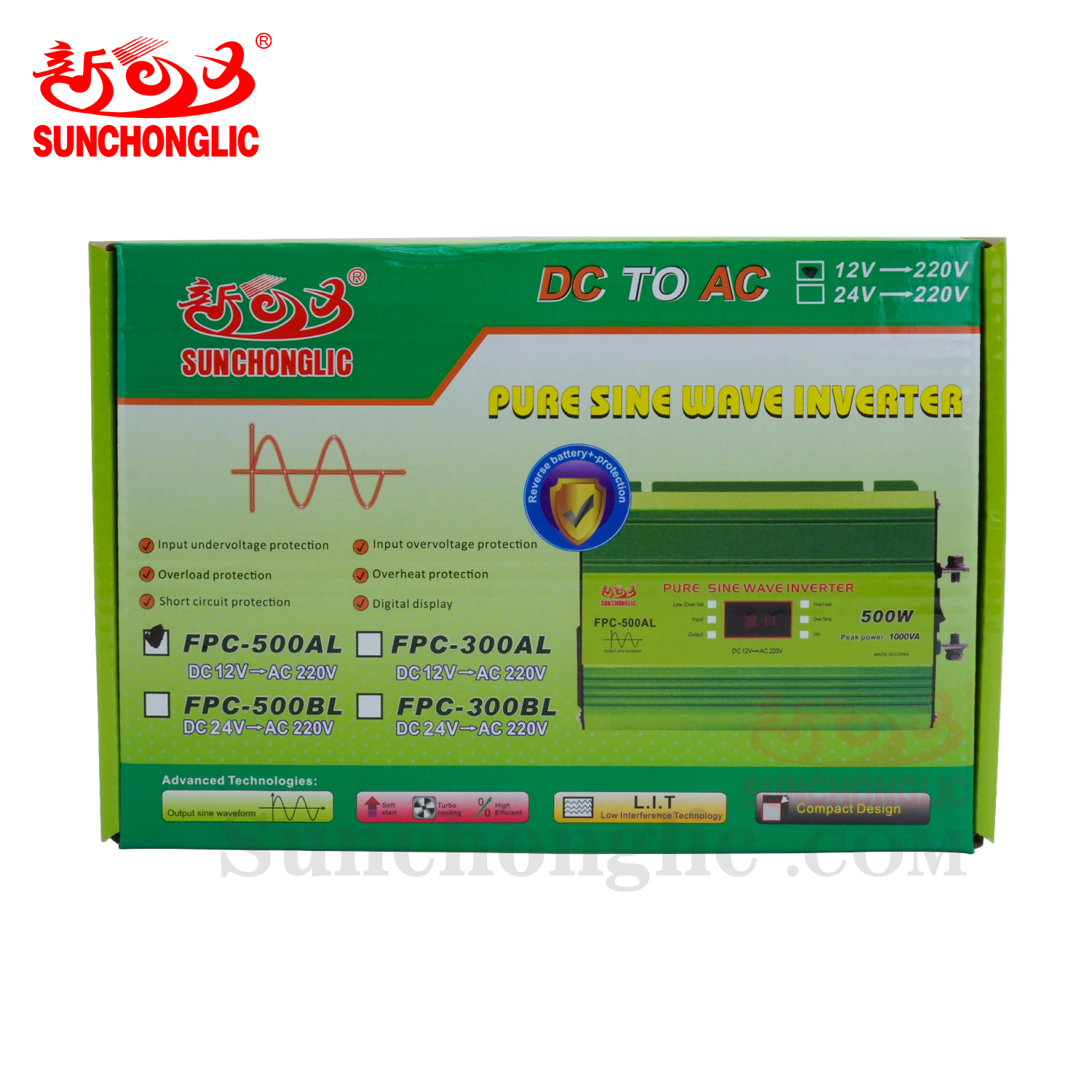 Pure Sine Wave Inverter - FPC-500AL