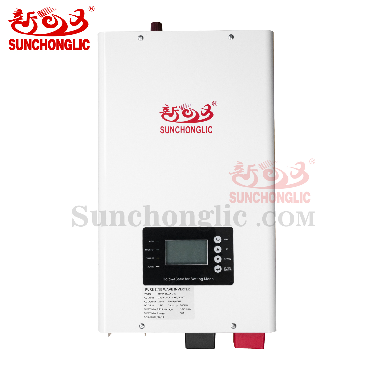 Hybrid Solar Inverter - HMP-3KVA-24V