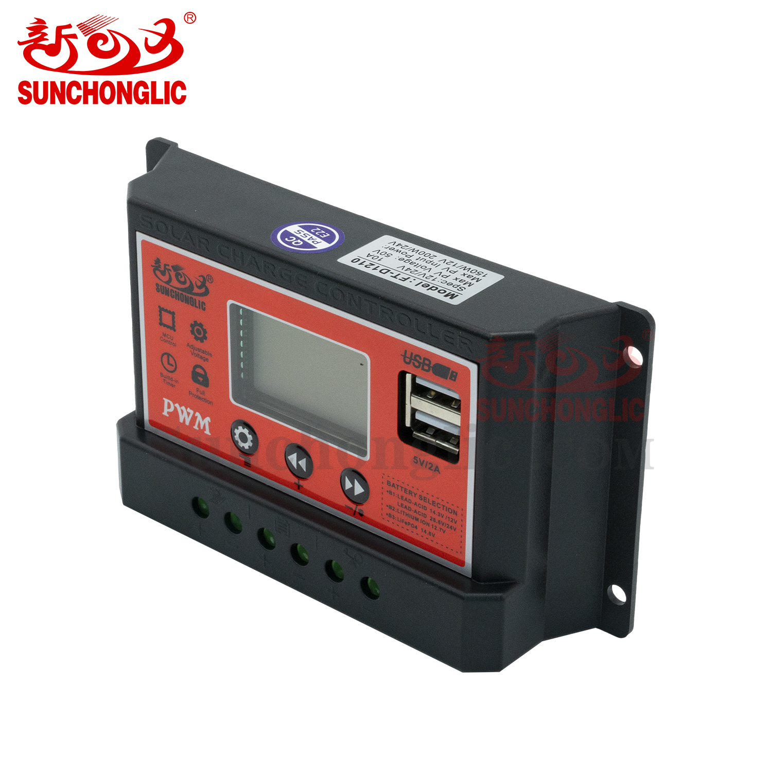 PWM Solar Charge Controller - FT-D1210