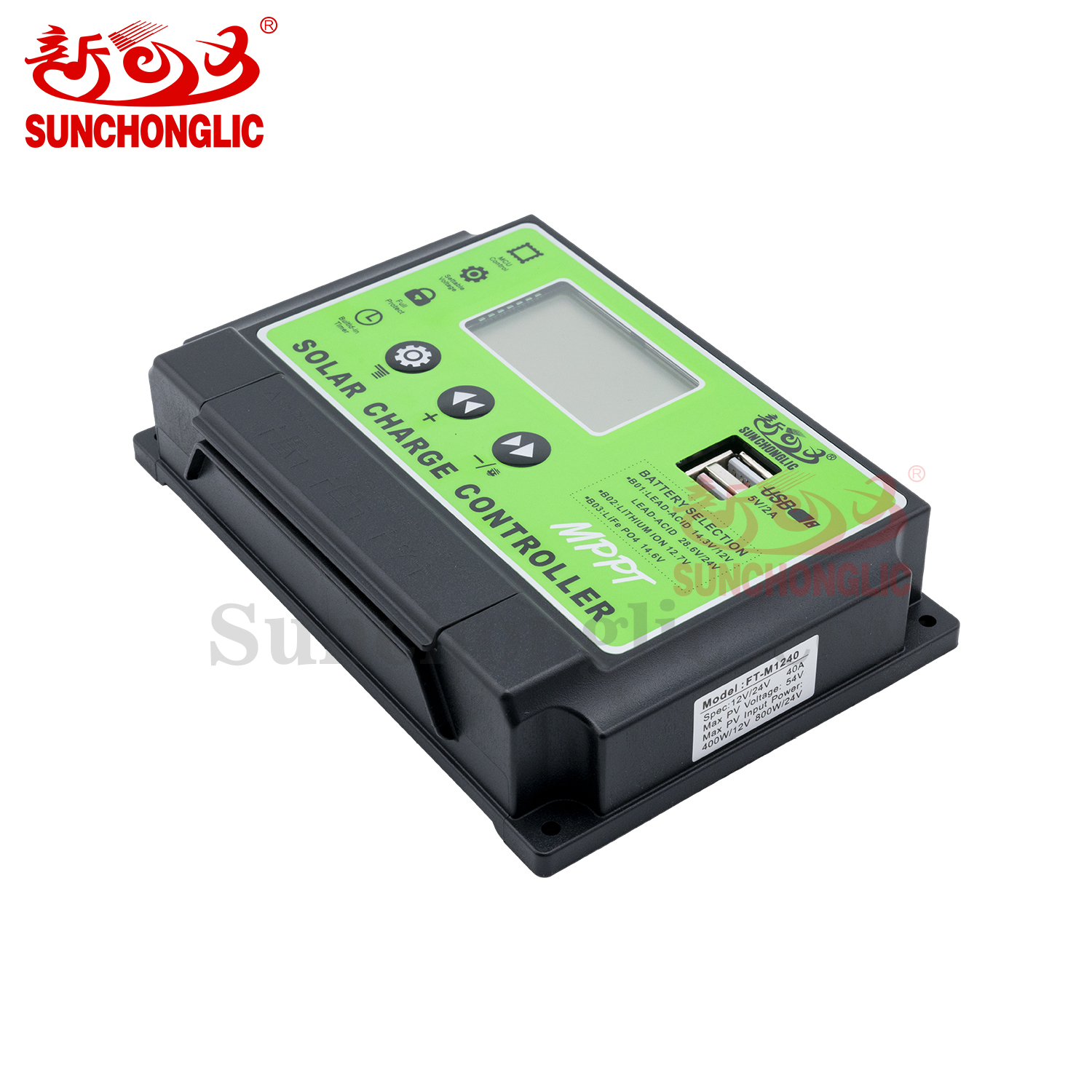 MPPT Solar Charge Controller - FT-M1240