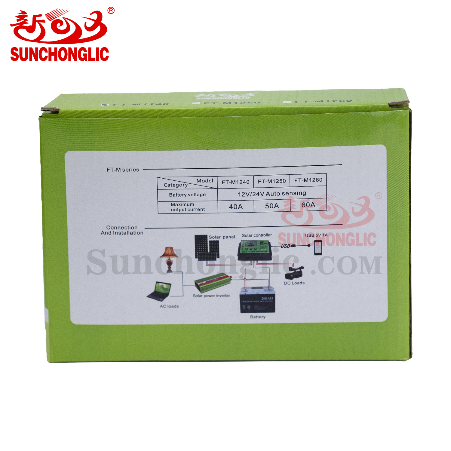 MPPT Solar Charge Controller - FT-M1240