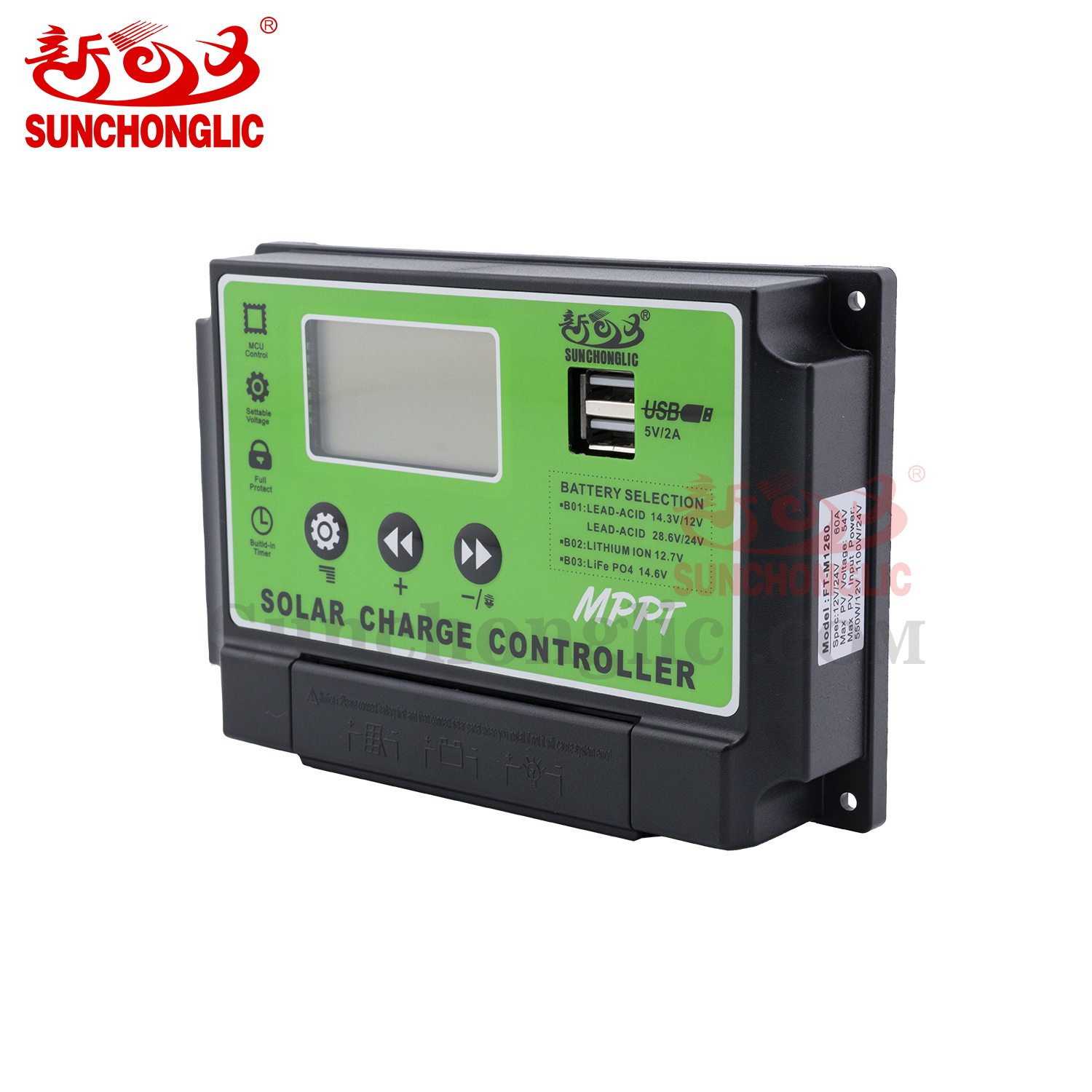 MPPT Solar Charge Controller - FT-M1260