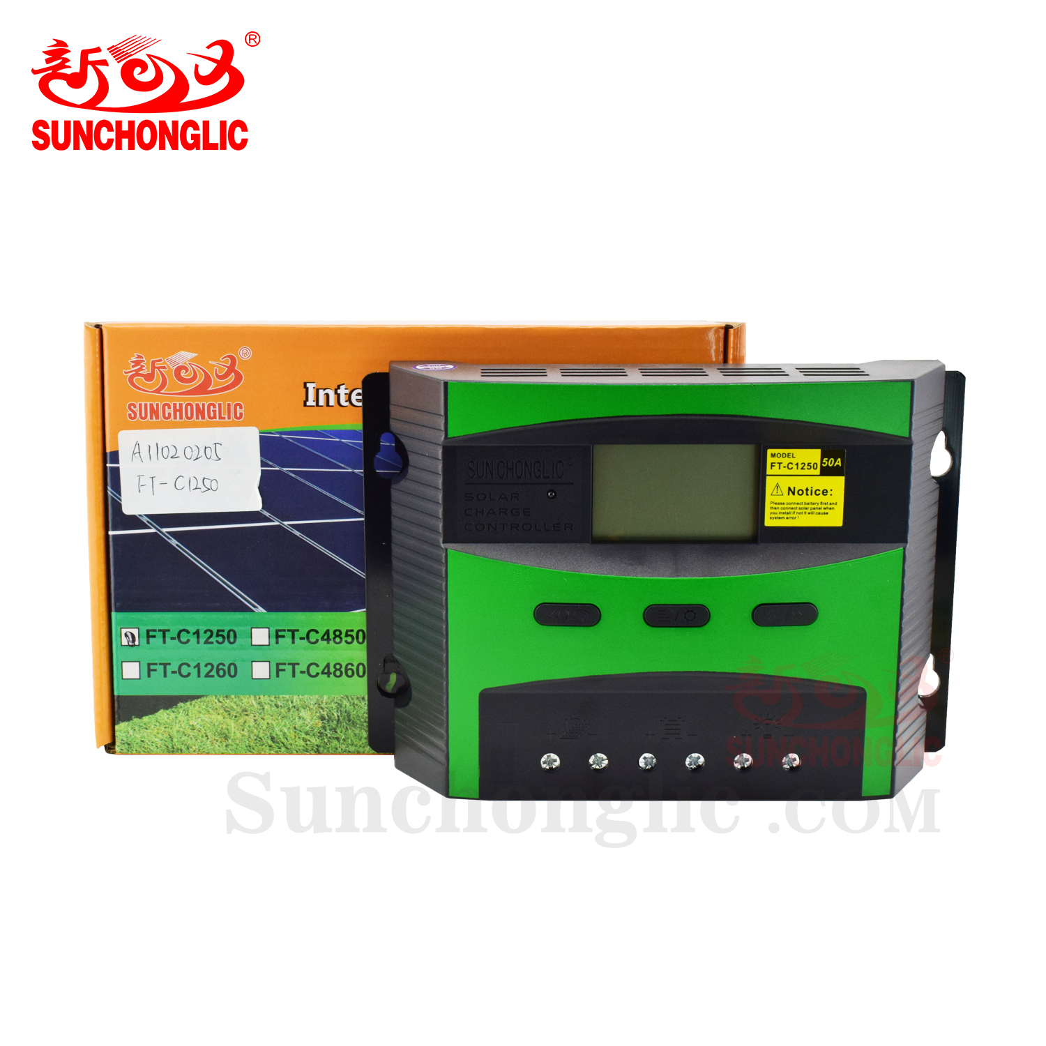 PWM Solar Charge Controller -  FT-C1250