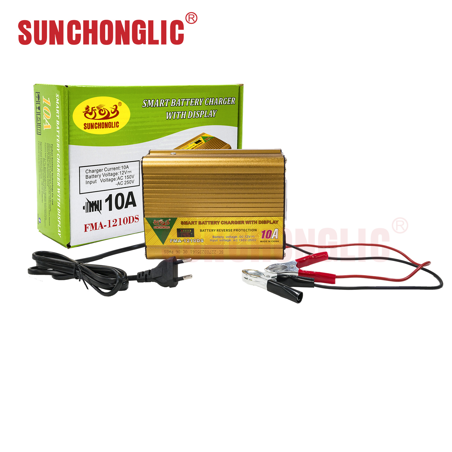 FMA-1210DS - AGM/GEL Battery Charger - Foshan Sunchonglic Electric  Appliance Co., Ltd.