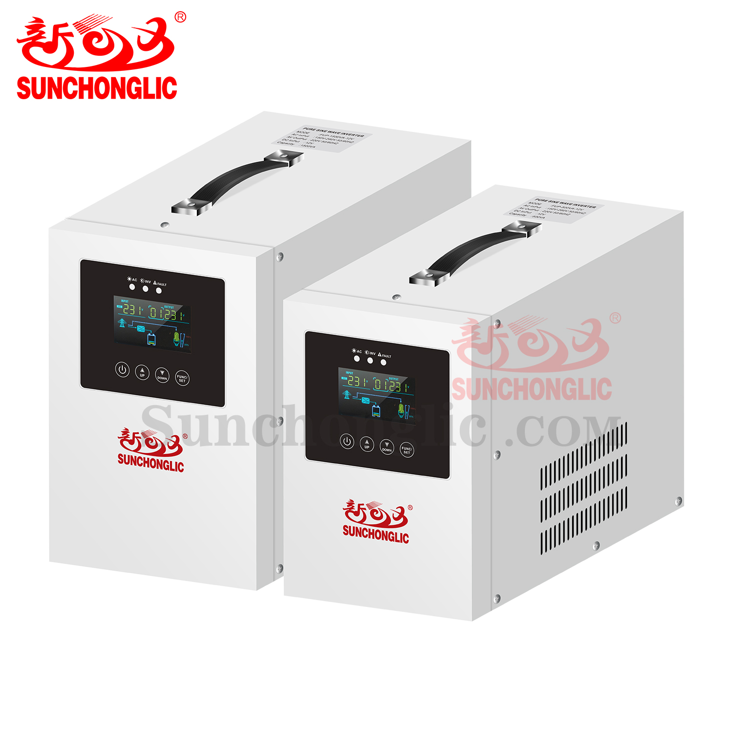 Sunchonglic 500w 800va pure sine wave invert UPS power inverter low frequency inverter charger
