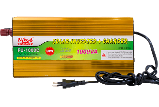 Sunchonglic 12v 220v dc to ac 1000w 1000va ups inverter modified sine wave solar power UPS inverter with AC charger