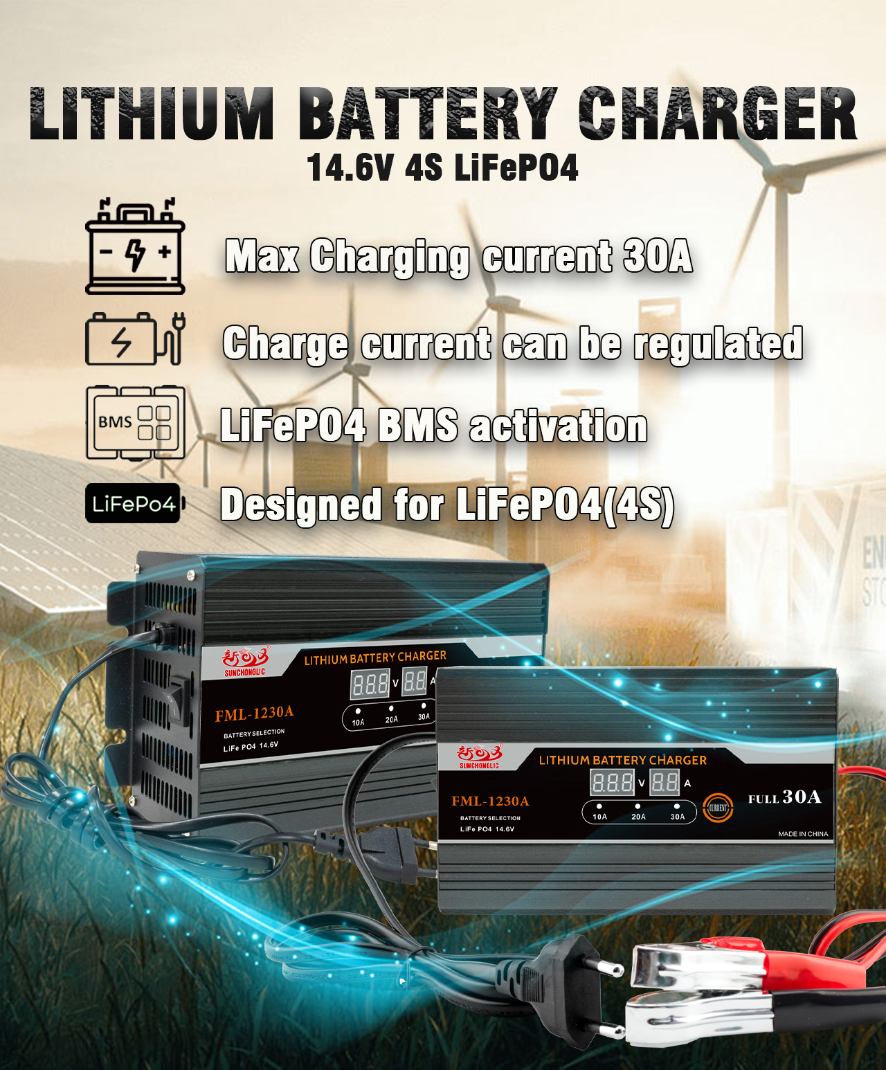 Lithium battery charger